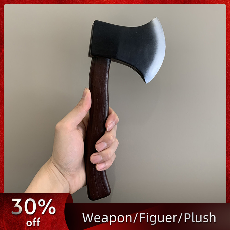 Cosplay Prop Axe - 23 センチメートル/9.06 インチ PU 斧モデル小道具中世刀アニメ周辺機器ハロウィンホリデーギフトサムライ屋外おもちゃ少年コスプレディスプレイ