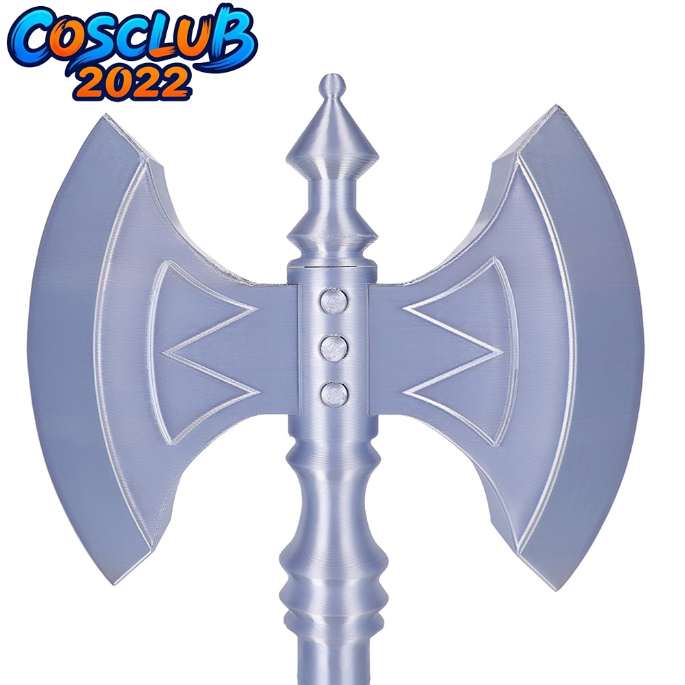 Cosplay Prop Axe - 彼コスプレマンオーナメントバトルアックス小道具映画ユニバースロールプレイダブルビットアックスコスチュームアクセサリー男性衣装小道具ハロウィン