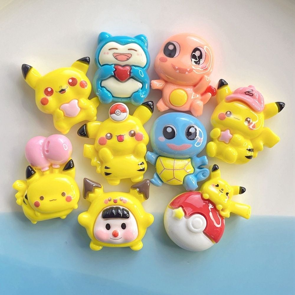 Cosplay Material For Prop - ポケモンの漫画風DIYクラフト材料、レジンアクセサリー、カビゴンやリトルバニラなどの小物