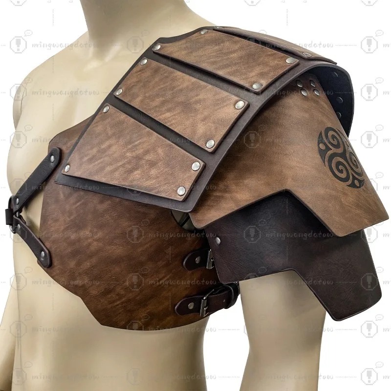 Cosplay Prop - 中世風片側肩甲 北欧風バイキング肩甲 レトロコスプレ舞台小道具