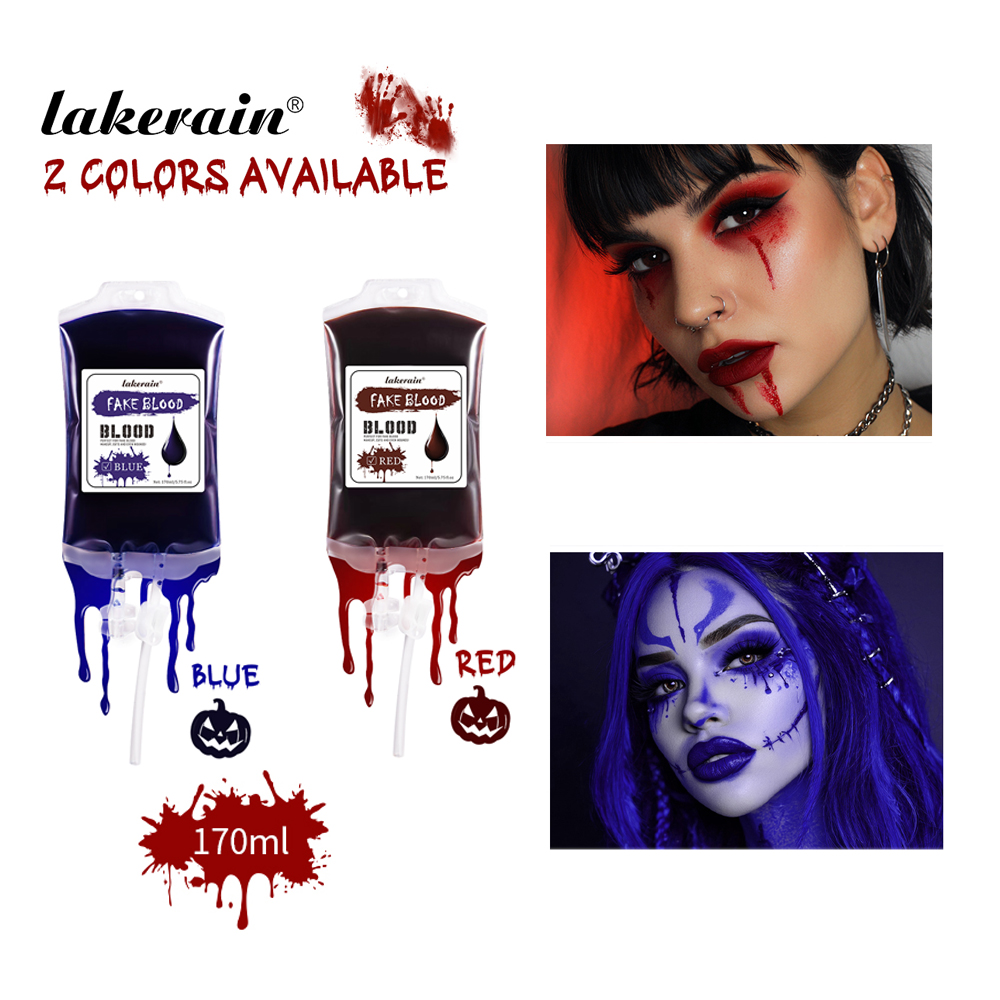 Cosplay Prop Paint - レイカレイン フェイクブラッド 170ML ハロウィン 超リアルなフェイクブラッド化粧品 安全で無毒