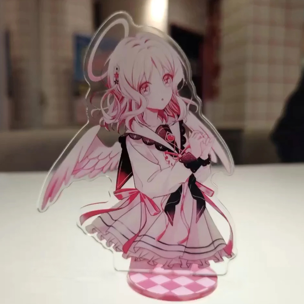 Cosplay Prop - アニメ『ディアボリック・ラヴァーズ』小森優衣コスプレスタンド アクリル製漫画フィギュア スタンドプレート デスクトップ装飾小道具 オーナメント アクセサリー