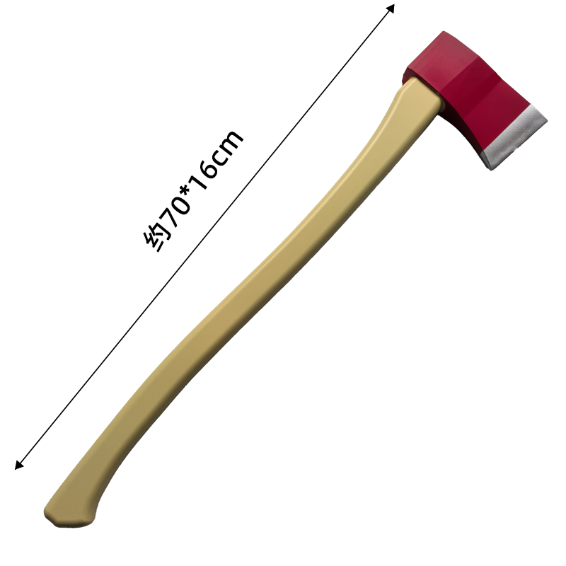 Cosplay Prop Axe - コスプレツール 1:1 アックス 消防斧 トマホーク 恐怖小道具