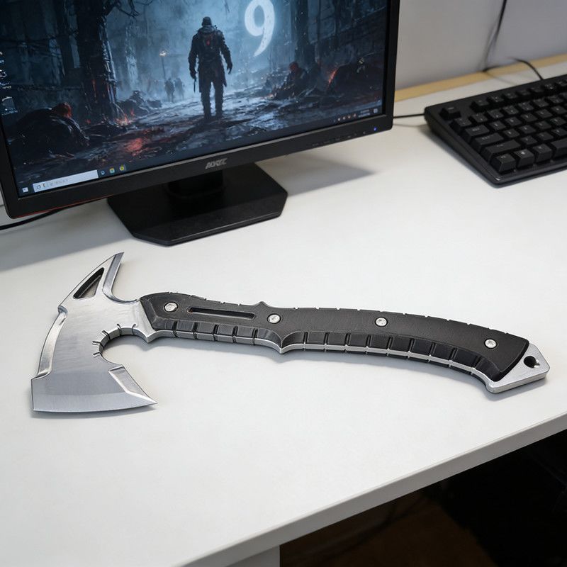 Cosplay Prop Axe - コスプレ バイオハザードRE9 3Dプリント製ハチェット プラスチック斧 小道具 レジデントイービル9