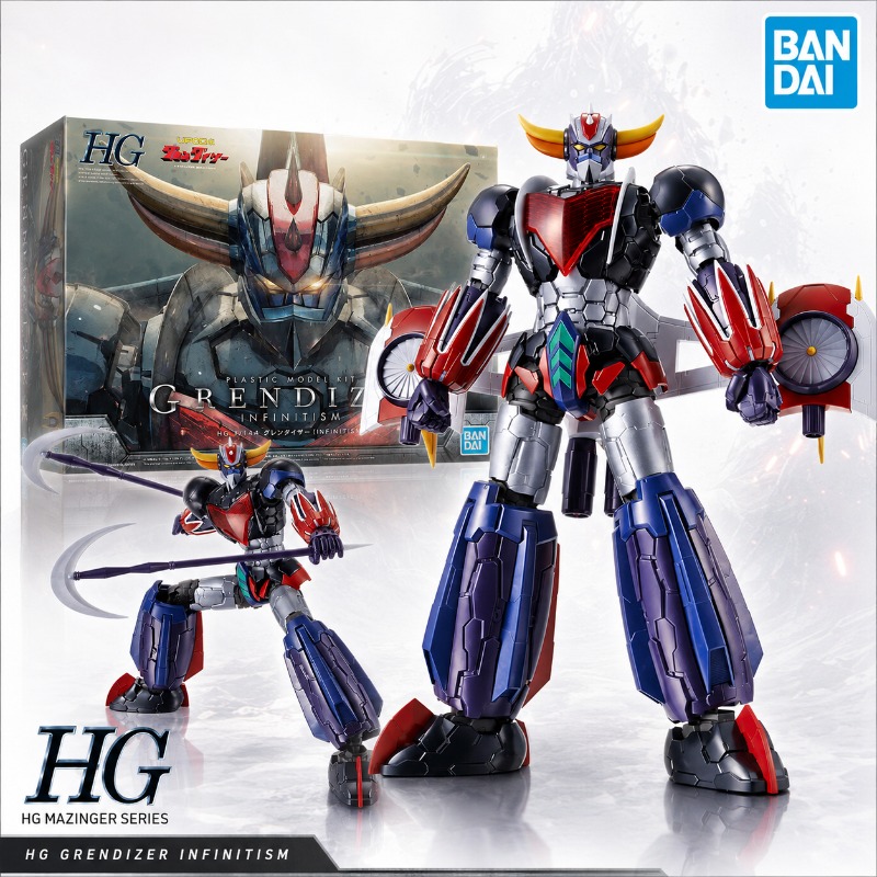 Bandai Gundam Hg - バンダイオリジナル HG 1/144 グレンダイザーインフィニティズム UFO ロボットグレンダイザーアニメメカプラスチックモデルキット関節可動アクションフィギュアおもちゃ