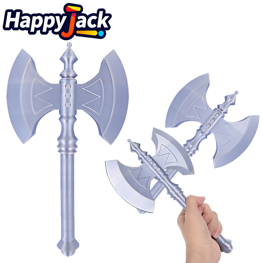 Cosplay Prop Axe - コスプレ用戦斧小道具 2026年映画 マンロールプレイ用 両刃斧 コスチュームアクセサリー ハロウィンカーニバルパーティー用小道具