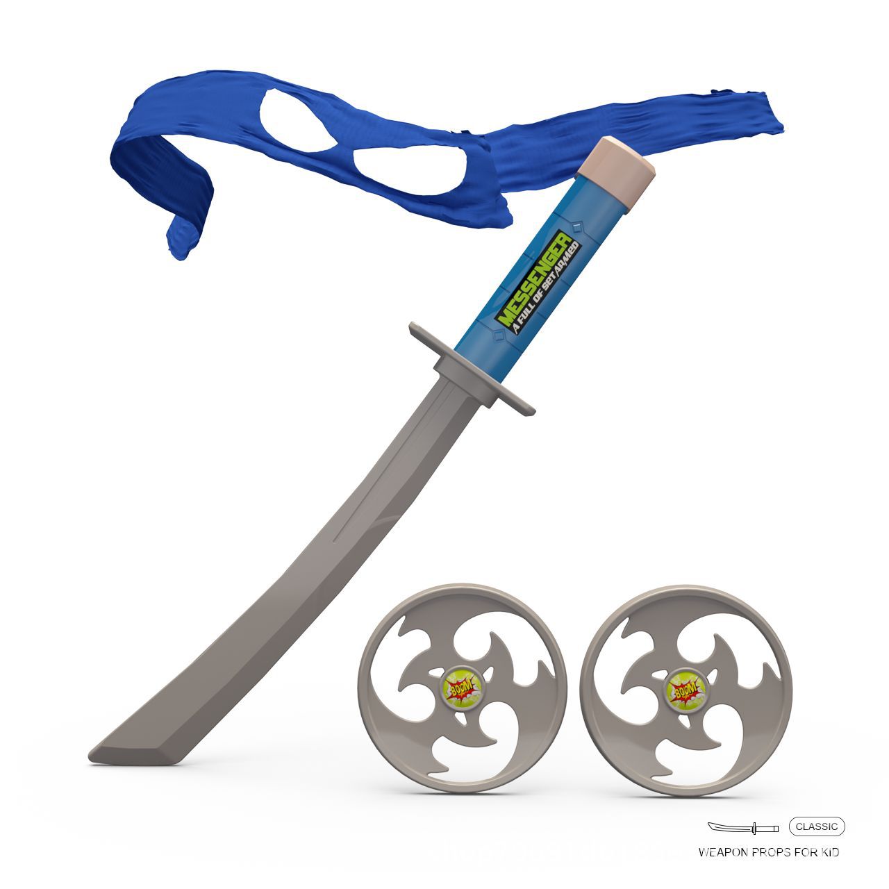 ティーンエイジ・ニンジャ・タートルズ アイマスク ヌンチャク - Cosplay Prop Knife のレビューと価格