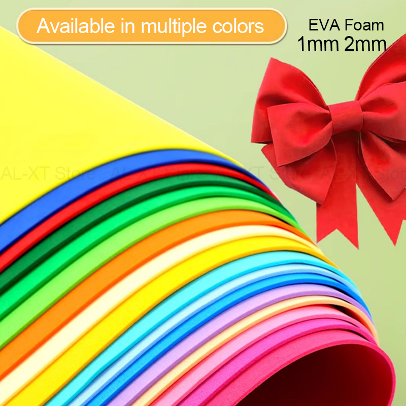 10枚 厚さ1mm 2mm カラーEVAフォームボード ネッ - Cosplay Props Eva Foam のレビューと価格