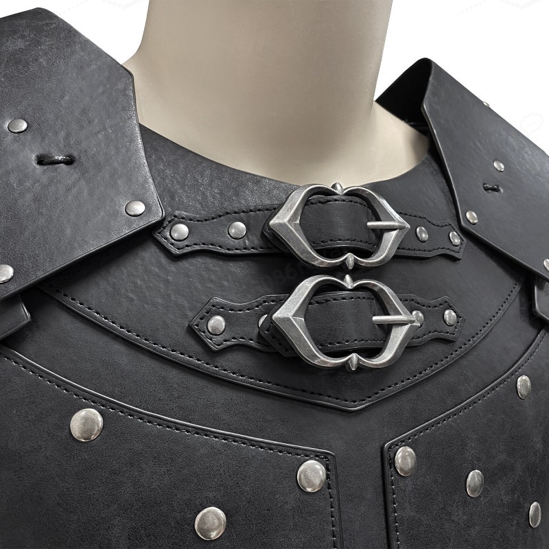 中世風スタッズ付き肩胸甲冑バイキングハーネスハロウィンLAR - Cosplay Prop のレビューと価格