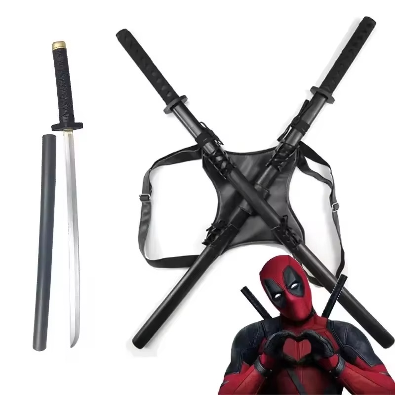 2025年新作 61cm デッドプール刀 PU製 アニメソウ - Cosplay Prop Knife のレビューと価格