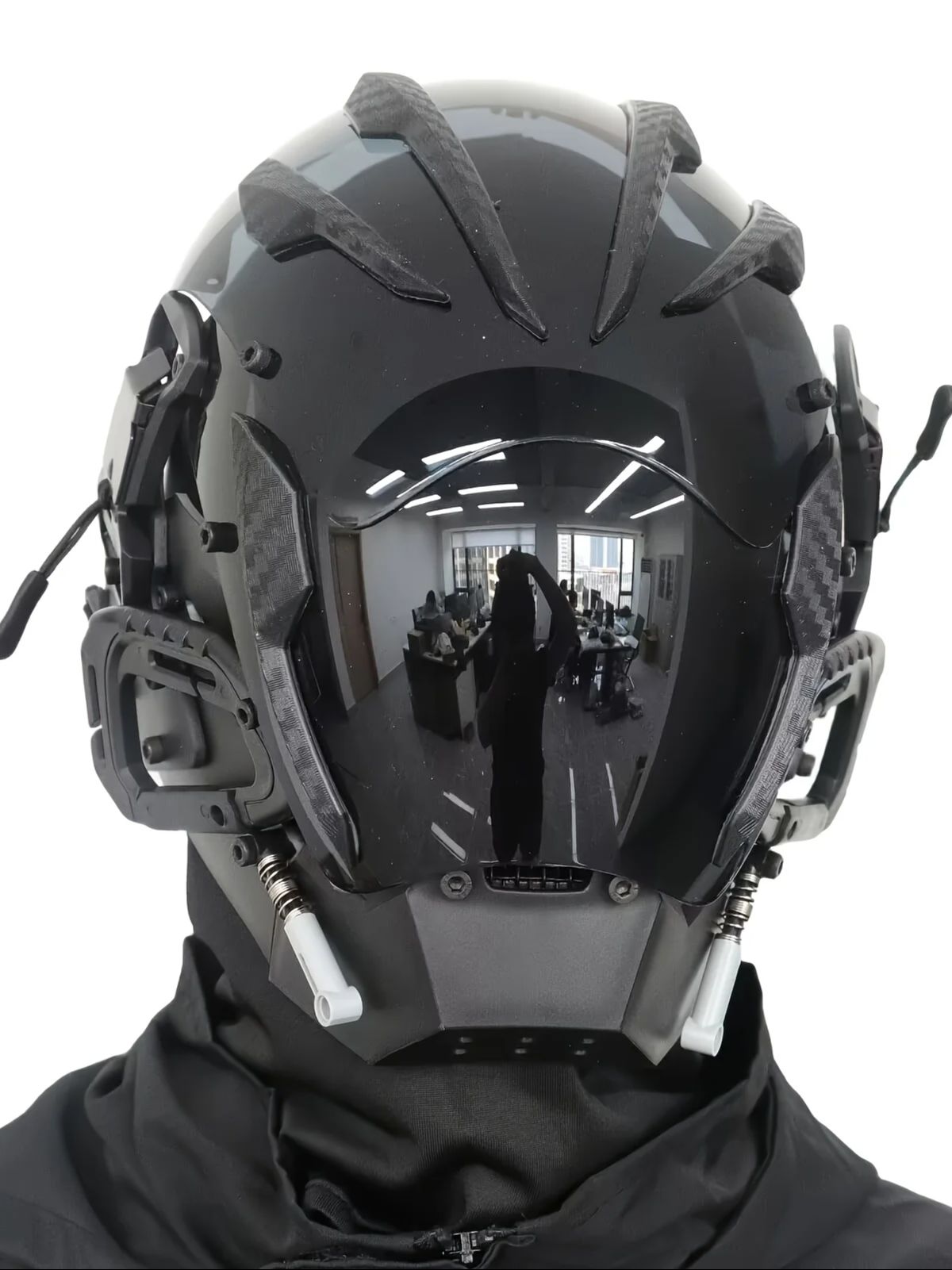 サイバーパンク風未来マスク、プレミアムユニークヘルメットデザ - Cosplay Prop Designer のレビューと価格