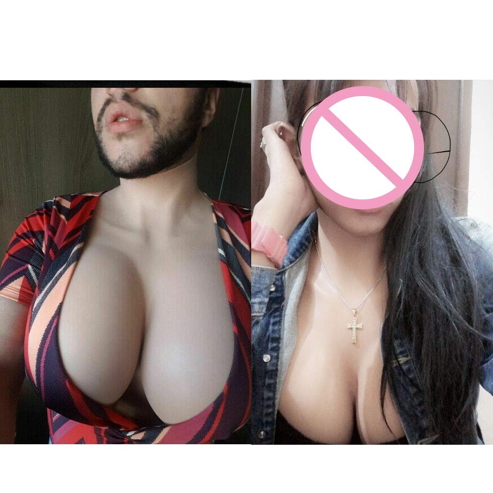 男性のための偽の乳房,人工乳房の充填,女性のためのシリコーン - Cosplay Prop Filler のレビューと価格