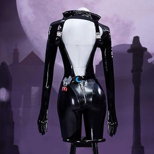 WHH アニメニッケクエンシーコスプレ衣装黒のボディスーツマ - Cosplay Prop のレビューと価格