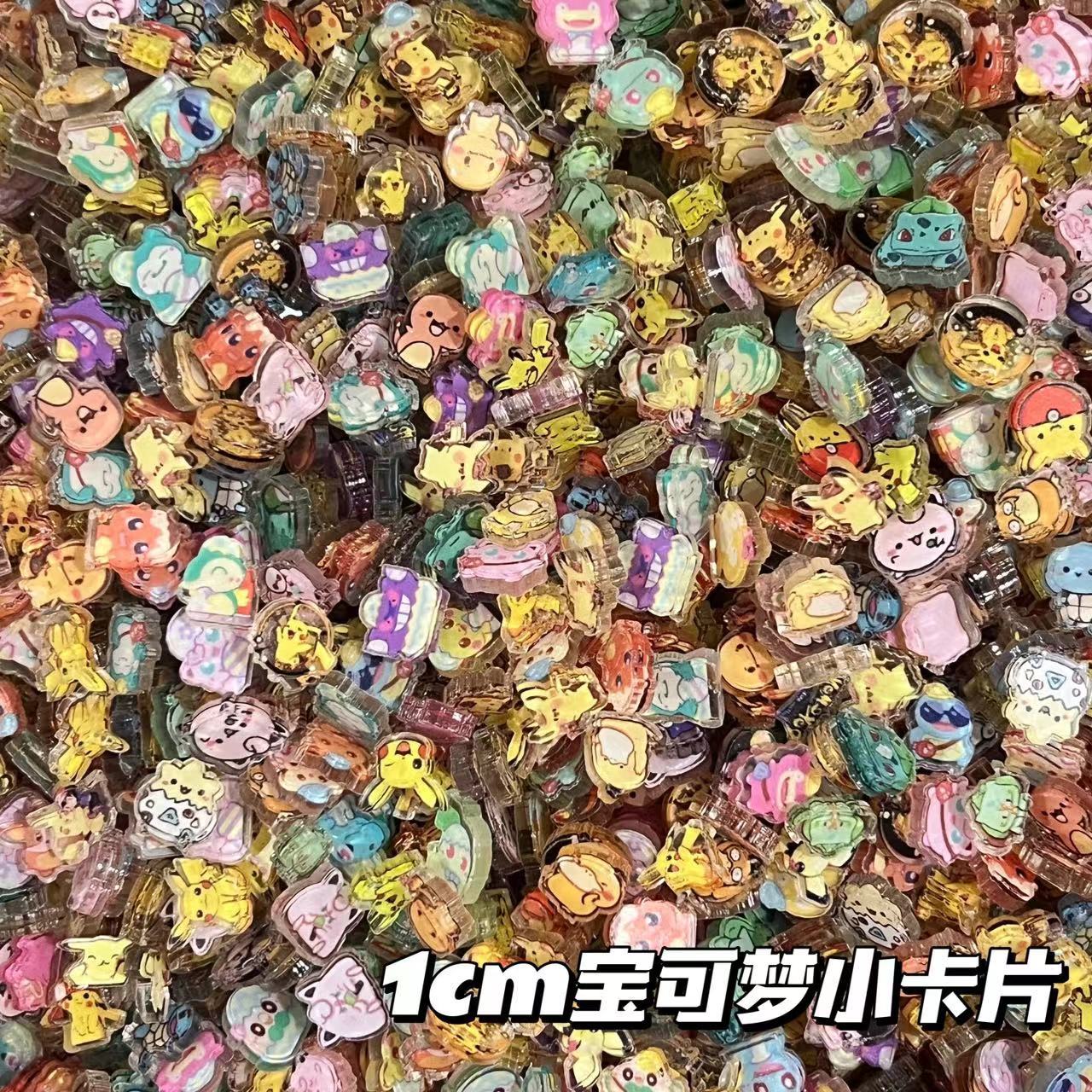 1cm 2cm ポケモン 小さなアクリルピース DIY ハン - Cosplay Material For Prop のレビューと価格