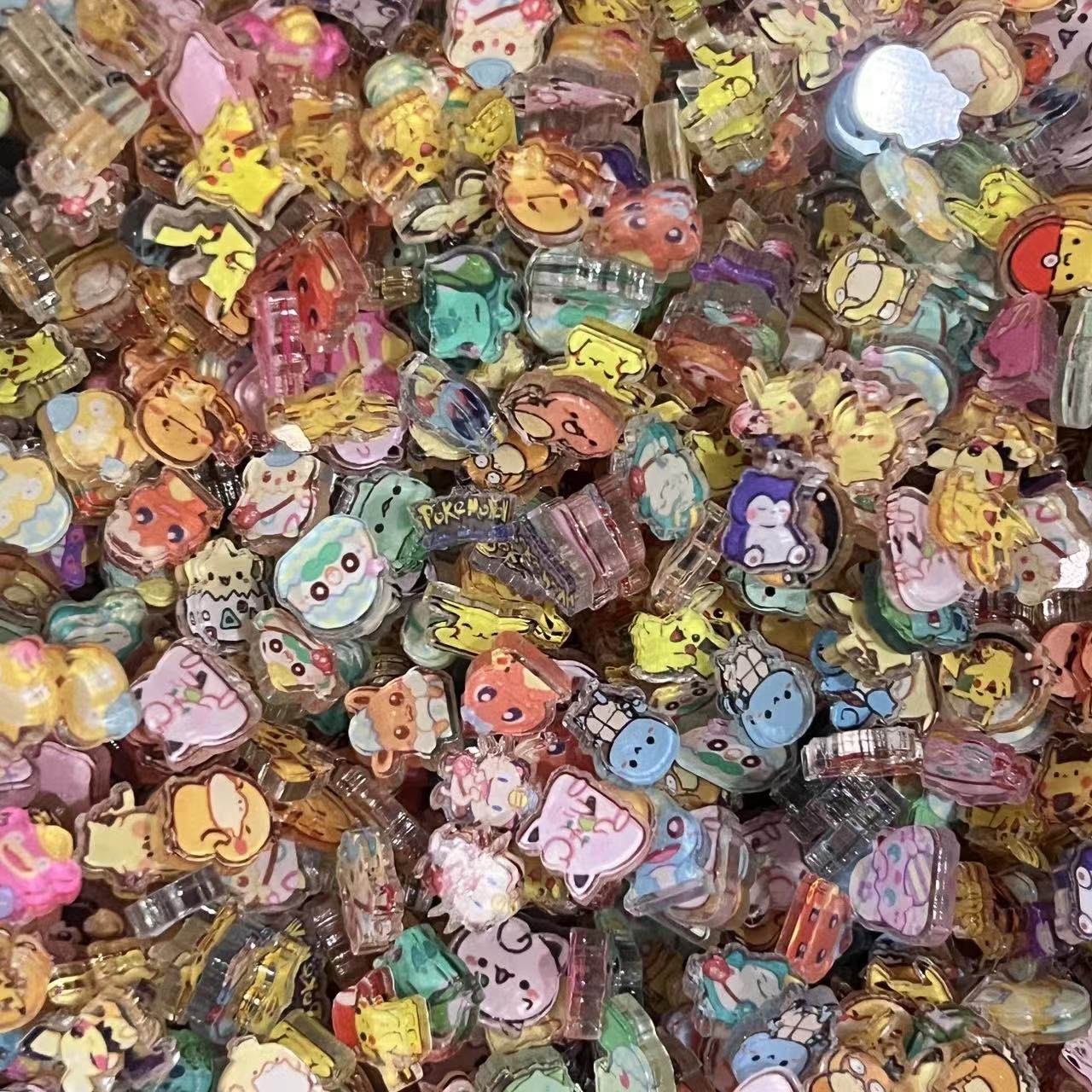 1cm 2cm ポケモン 小さなアクリルピース DIY ハン - Cosplay Material For Prop のレビューと価格