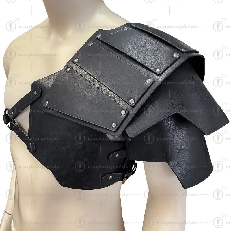 中世風片側肩甲 北欧風バイキング肩甲 レトロコスプレ舞台小道 - Cosplay Prop のレビューと価格