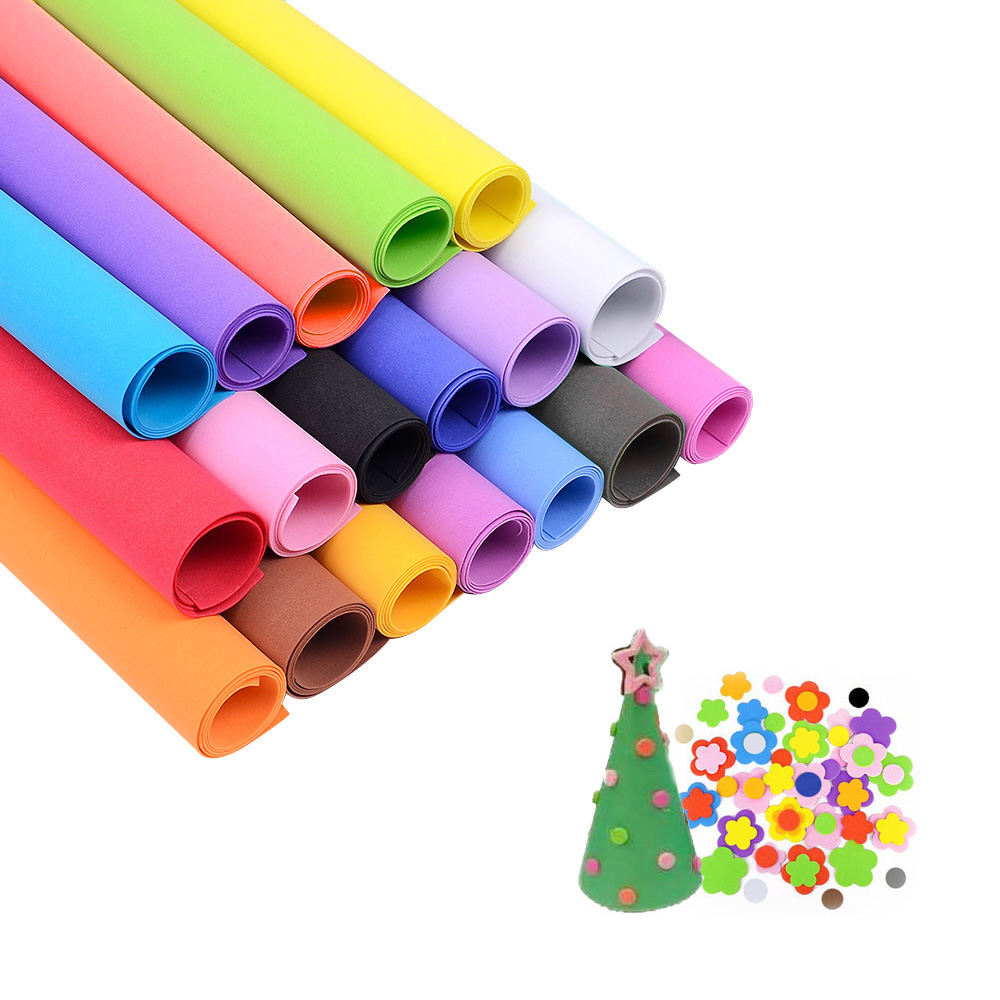 16色 カラフルEVAフォームシート 厚さ2mm 50x90 - Cosplay Props Eva Foam のレビューと価格