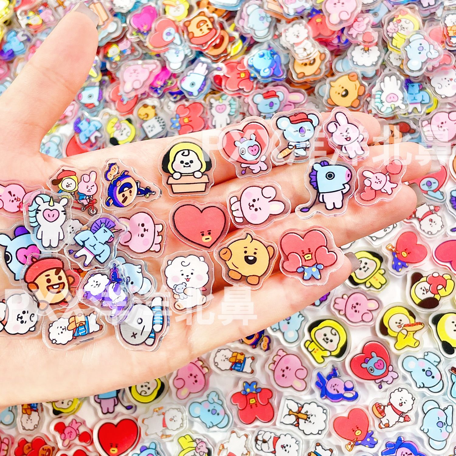 100個入り BT21 BTS シングルレイヤー 2cm ア - Cosplay Material For Prop のレビューと価格