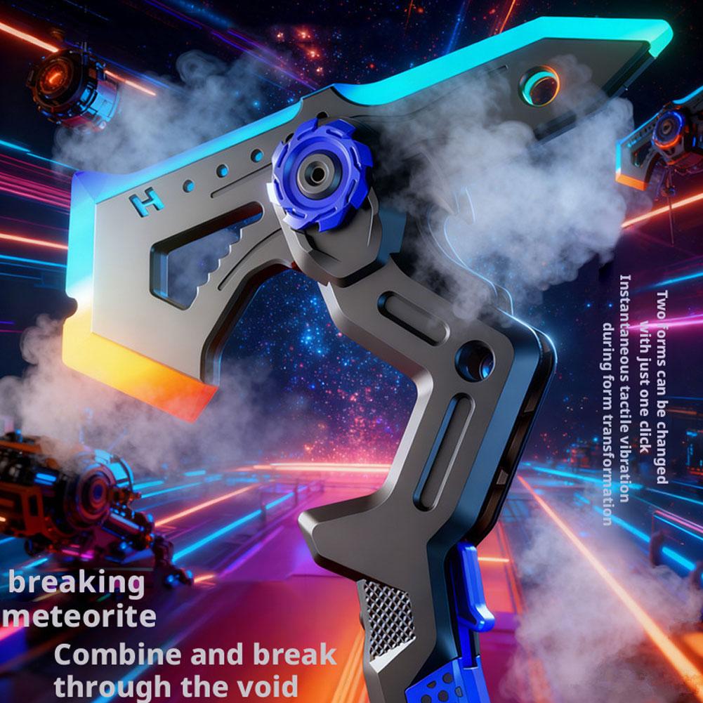 変形可能な光るレーザー斧剣おもちゃ カラフルなLEDとスプレ - Cosplay Prop Axe のレビューと価格