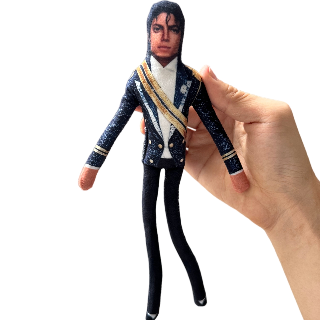 1-6 個マイケル・ジャクソンコスプレ小道具人形ぬいぐるみフ - Cosplay Prop のレビューと価格