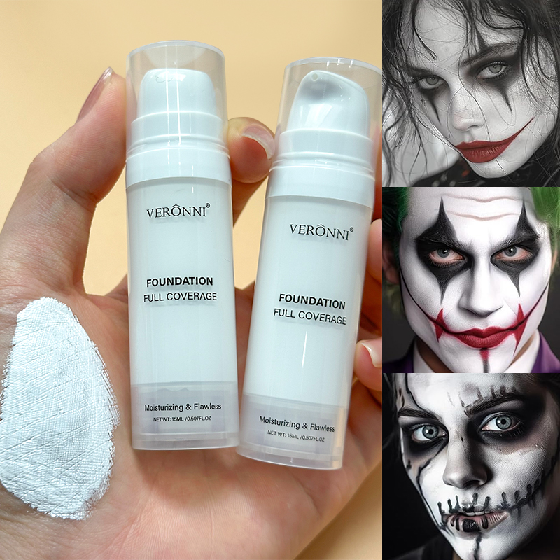 マットホワイトリキッドファンデーションメイクアップ、積み重ね - Cosplay Prop Primer のレビューと価格